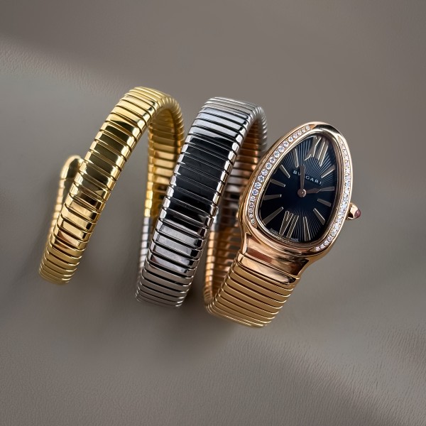 Bvlgari Serpenti Three Gold Strap